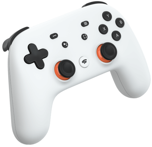 Tay điều khiển trò chơi Stadia.